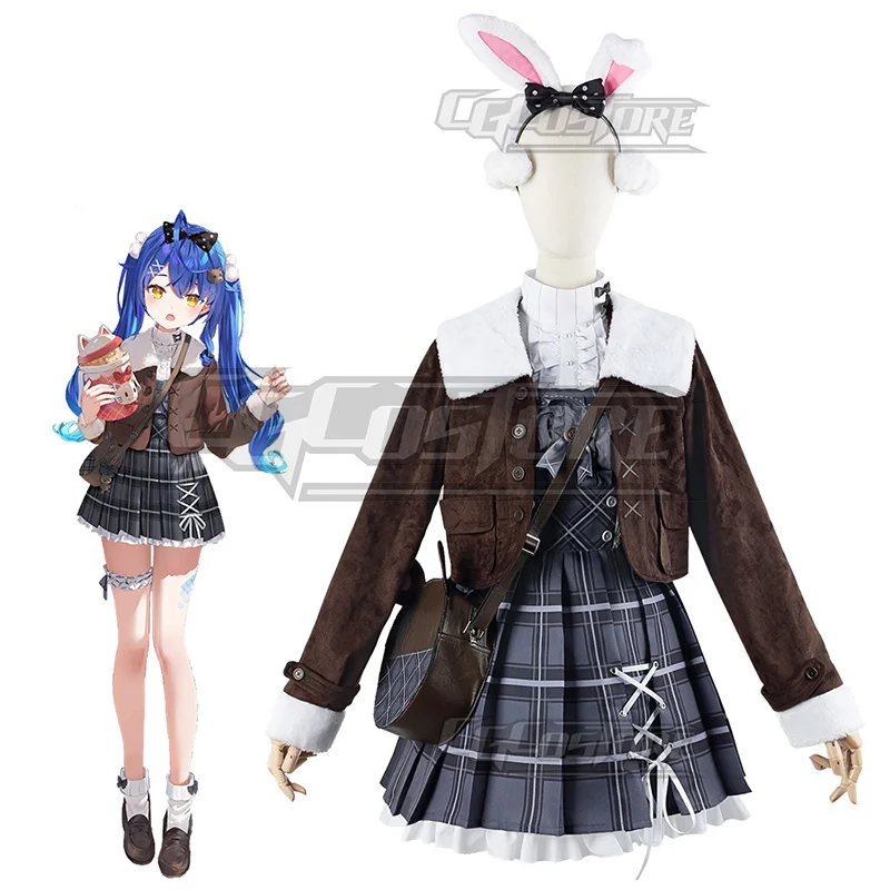 Virtual Liver VTuber Amamiya Kokoro Cosplay Costume Anime  Dresses Christmas Halloween Freeshipping CG1658WL