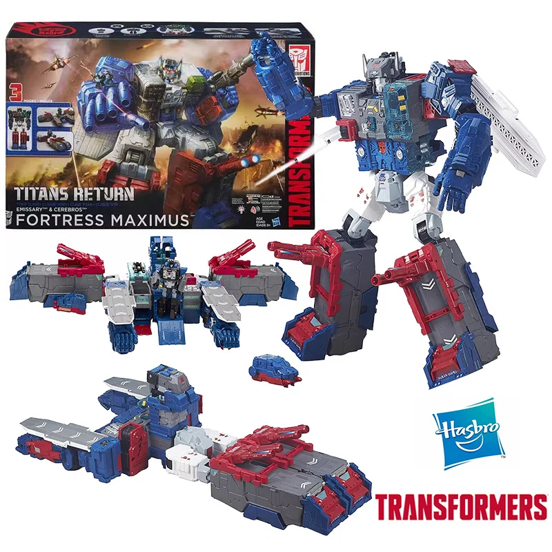 Hasbro Transformers Idw Titans Return Fortess Maximus 40Cm Anime Original Action Figure Model Toy Birthday Gift Collection