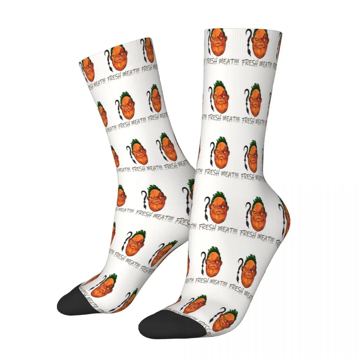 Pudge Fresh Meat Dota Game Socks Male Mens Women Spring Stockings Printed