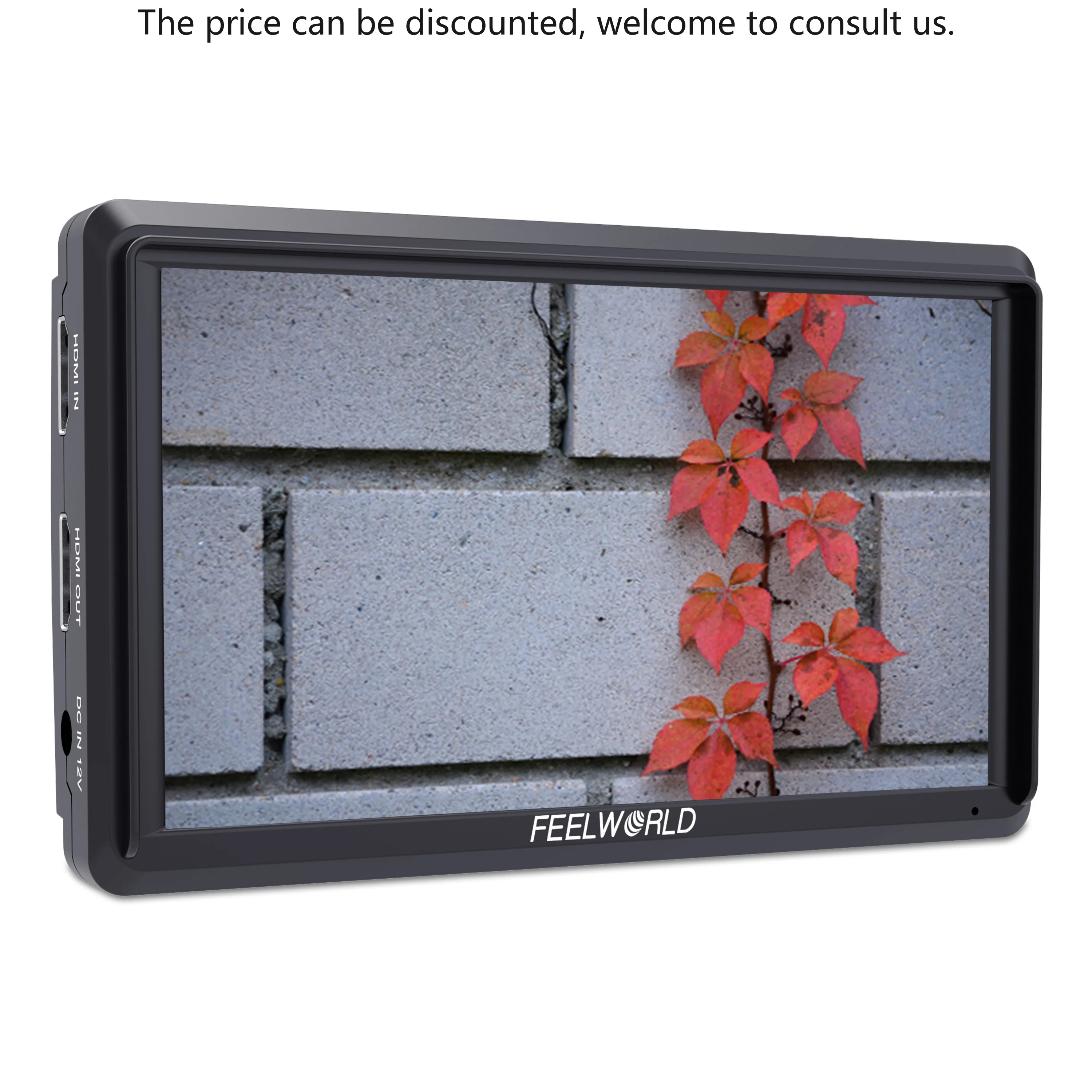 

FEELWORLD S55 Professional Video Monitor 6 Inch Dslr Field Monitor 4K HDMI Portable Camera Field Monitor