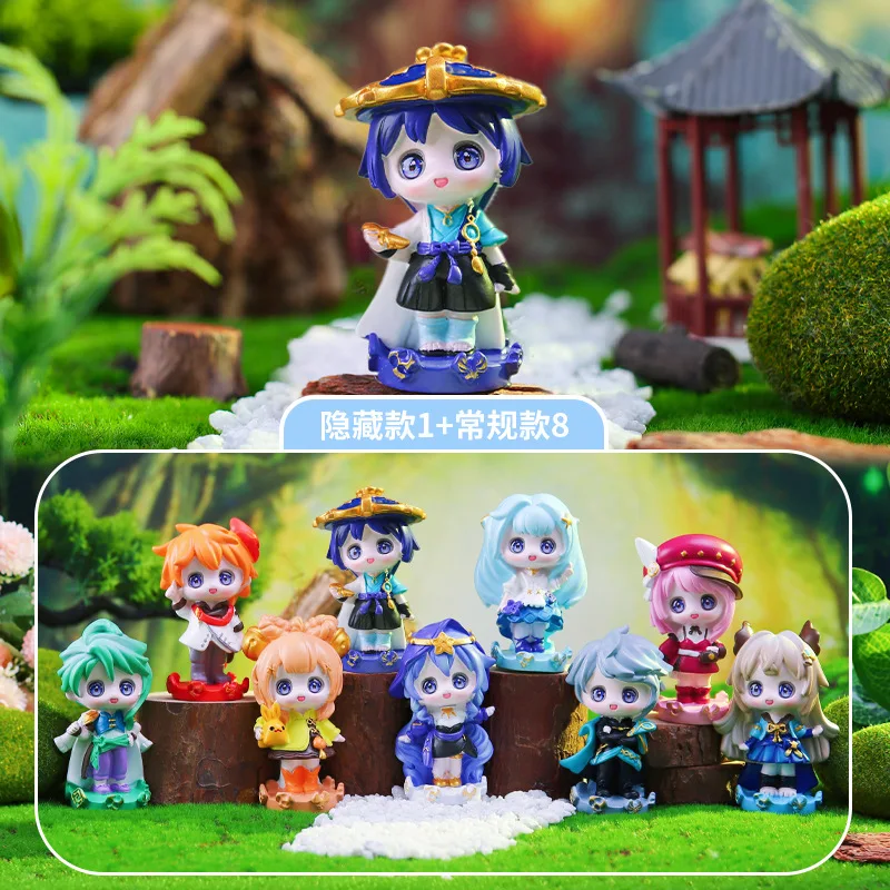 

The New Genshin Impact V4 Blind Box Offers Custom Styles Of Figurines Cute Resin Tabletop Ornaments Children'S Toy And Xmas Gift
