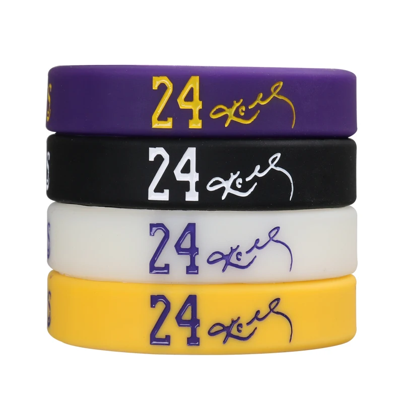 Outdoor basketball men's and women's fitness silicone wristbands, night light mini sports wristbands wholesale