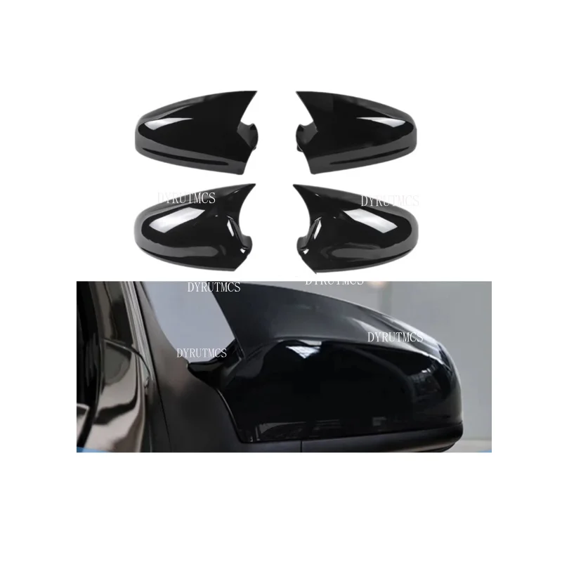 Car Rearview Sticker Side Mirror Cover Fit For Opel Vauxhall Astra H MK5 2004-2009 J MK6 2010-2013 Wing Cap  Door Case Trim