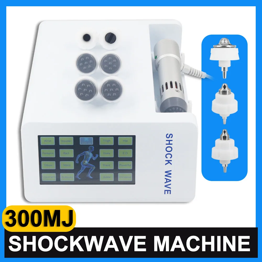 2025  Shockwave Therapy Machine For Effective ED Treatment And Relieve Body Pain Physiotherapy Shock Wave With 10 heads