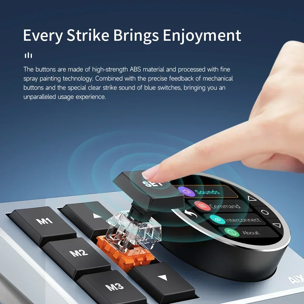 AIXUN BS08 AI التحكم الصوتي TYPE-C/2.4G اتصال بلوتوث مناسب لمساعد الصوت Aixun T320 P3208 H312 H314 T380 T420D #3