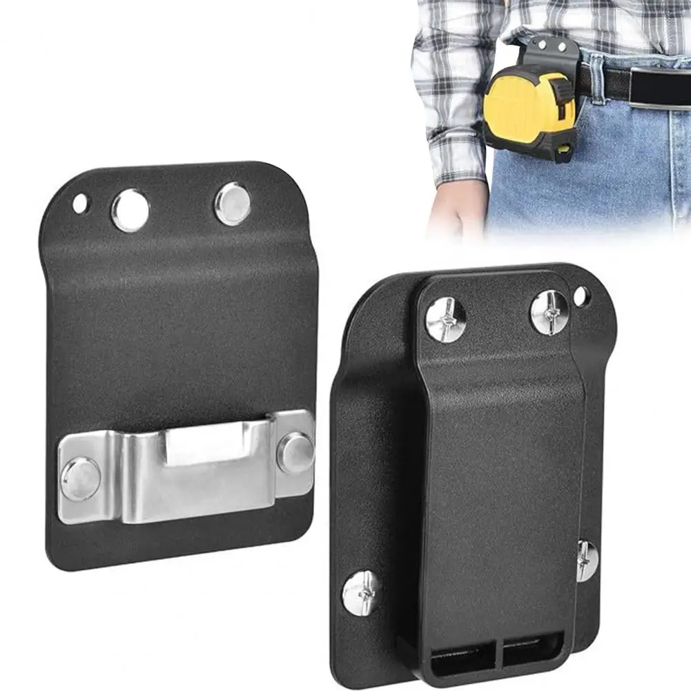 Electric Drill Belt Clip Multi-purpose Measure Tape Holster Measuring Tape Holder Tools Belt Loop for Carpenters Electricians