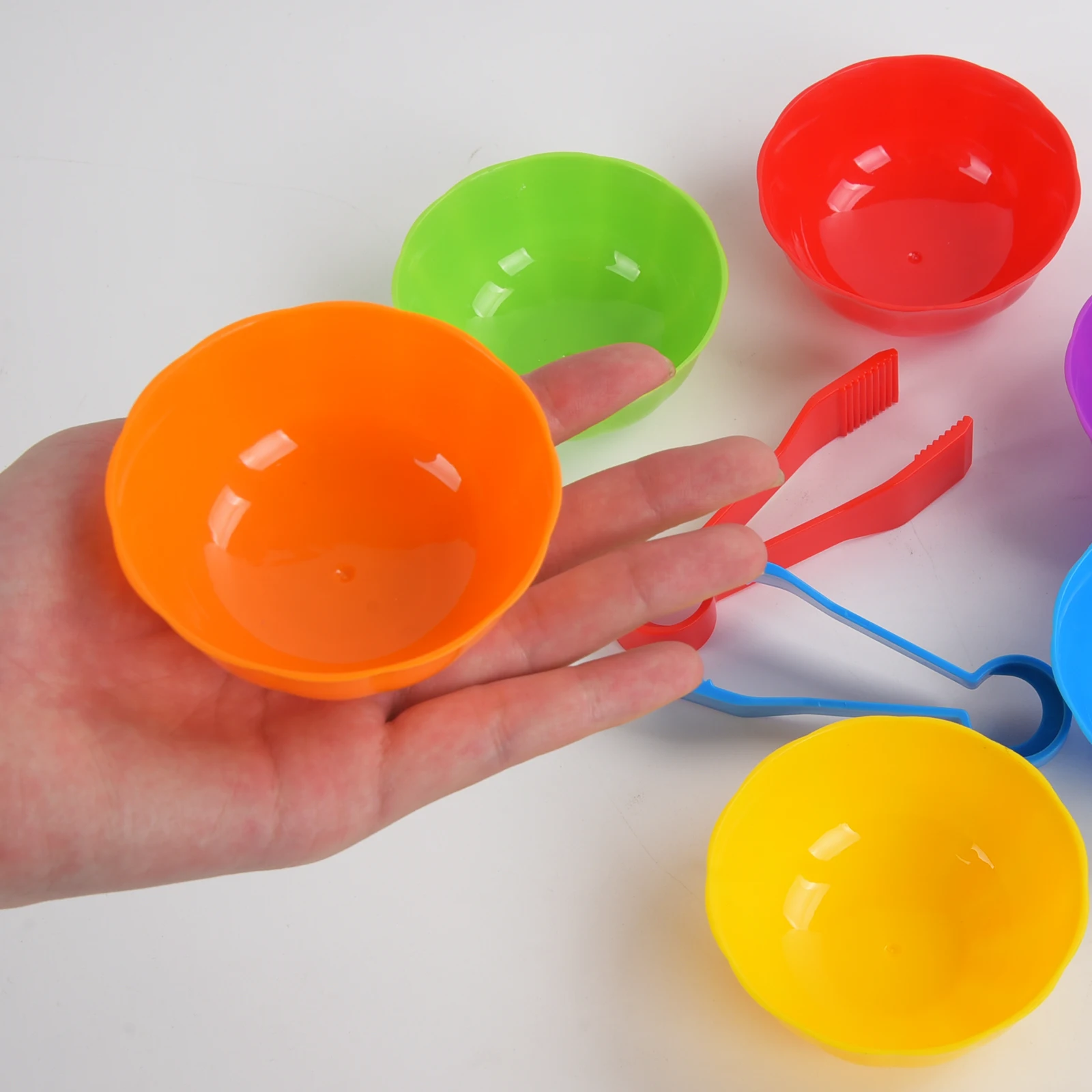 Kinder Zählen Farbe Passenden Spiel Arithmetik Spielzeug Mathematik Aufklärung Lehrmittel Wildlife Modelle Regenbogen Weiche Gummi