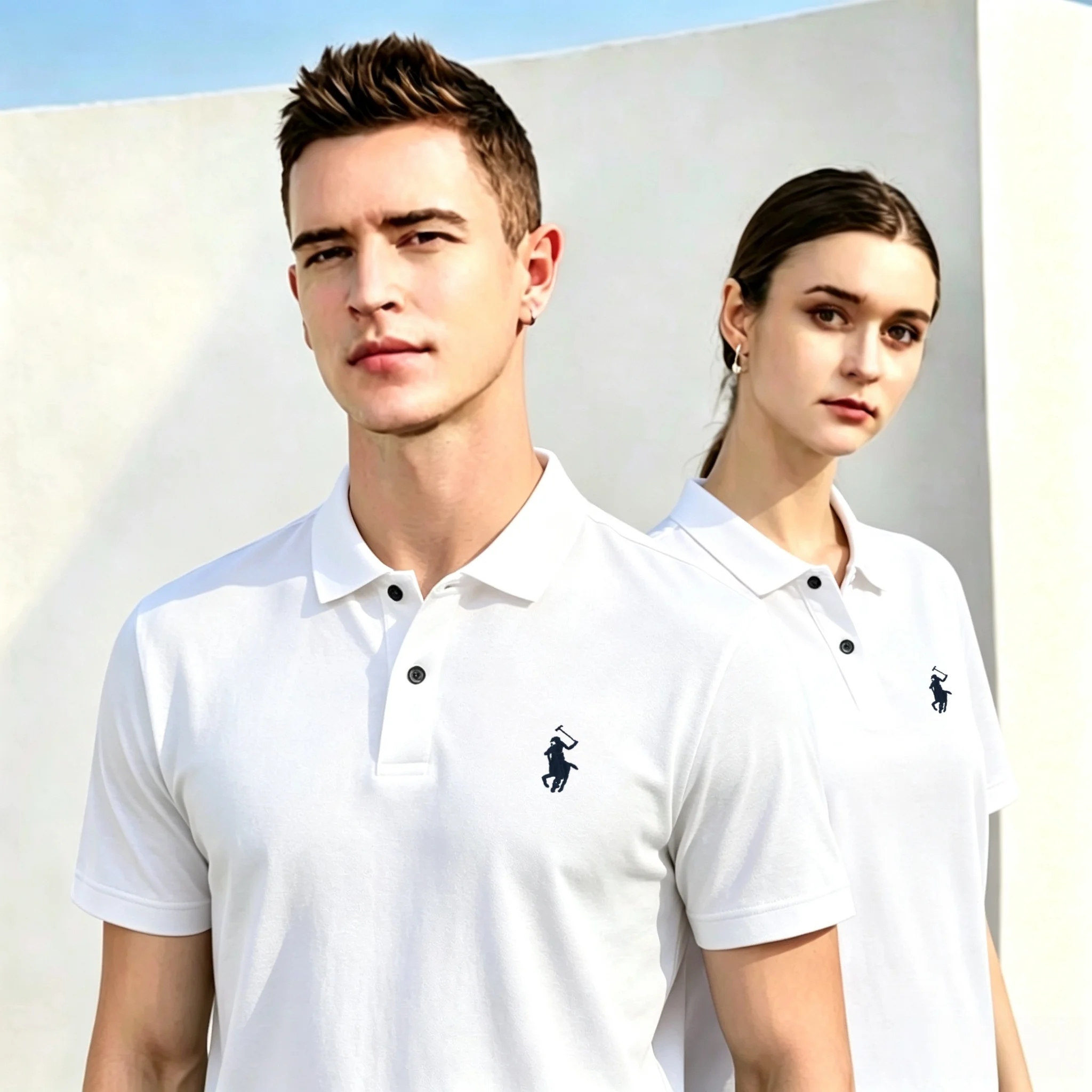 Polo homme 100 % coton pur, ma - Men'S Fashion Logo avis et prix