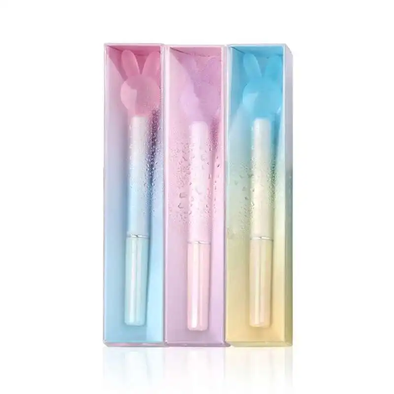 Crystal Rabbit Pen For Students High Value Adults  Practice Calligraphy Pen With Ink Sac 0.38mm