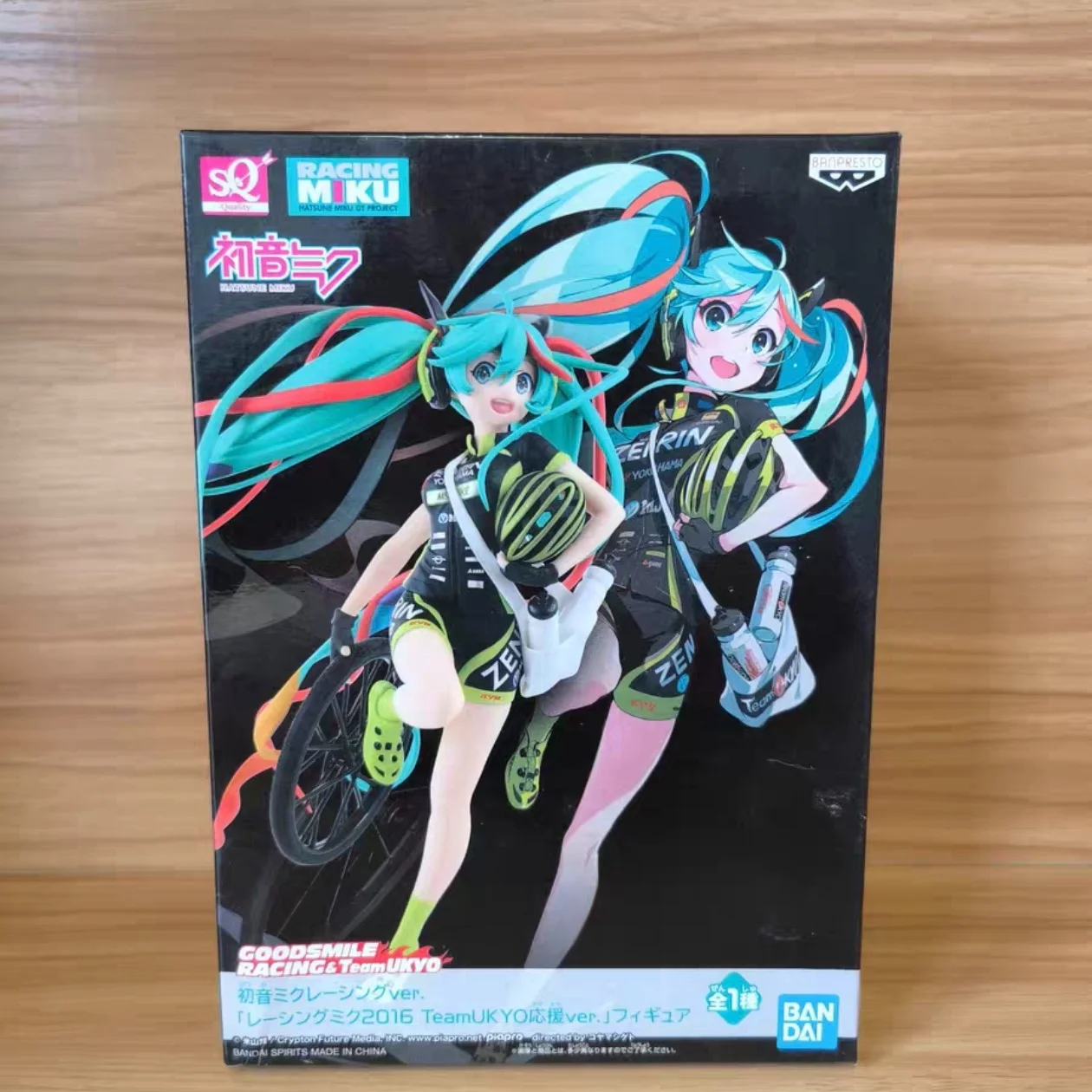 【in-stock】banpresto-sq-hatsune-miku-racing2016-teamukyo-support-ver-anime-figure-model-toy