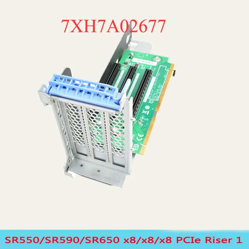 7XH7A02677 Expansion Card for Lenovo ThinkSystem SR550/SR588/SR590/SR650 x8/x8/x8 PCIe FH RISER 1 Kit