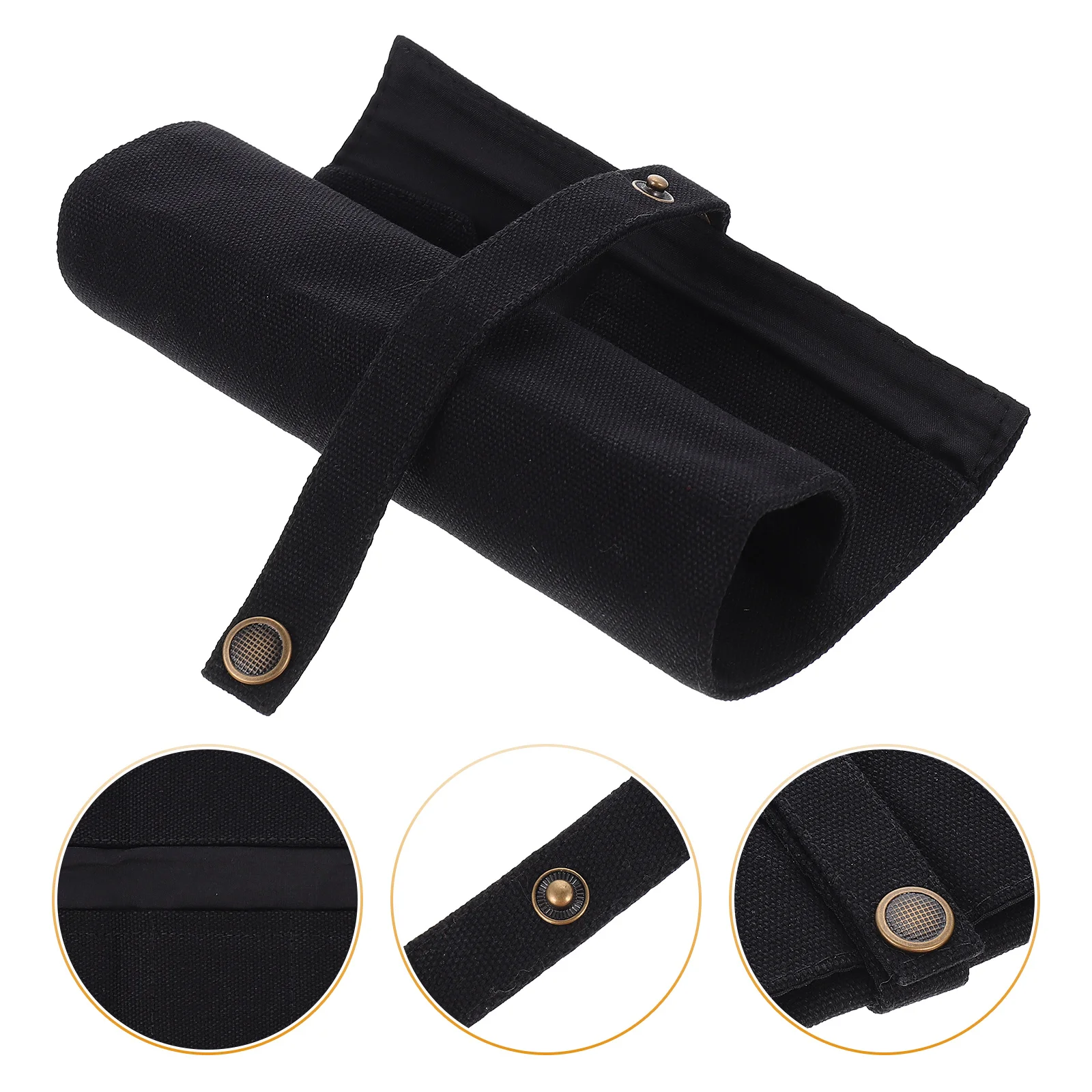 Canvas Roll Packing Watch Storage Reel Bag Breathable Foldable Button Buckle Lightweight Multifunctional Travel Watches