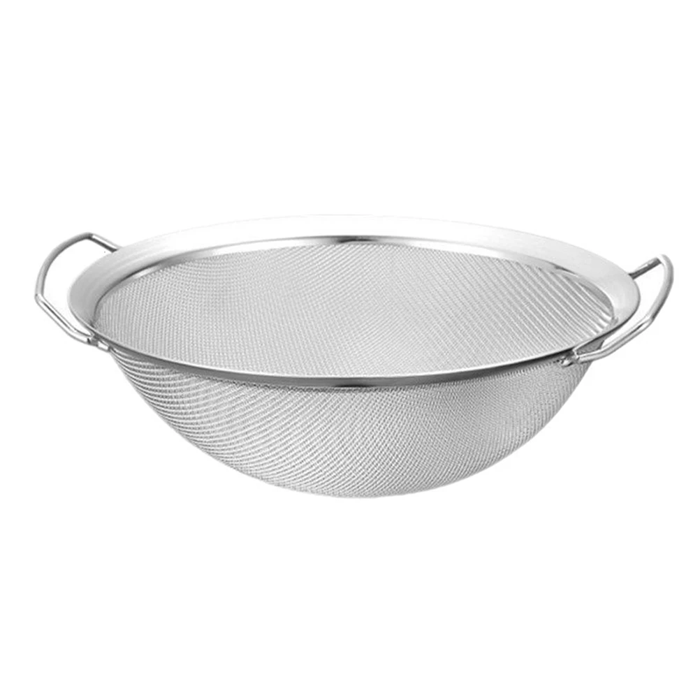 

Filter Oil Leakage Spoon Paint Strainer Mesh Strainers for Kitchen Bucket Stainless Steel Large Fine
