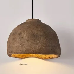 Vintage wiszące lampy Wabi Sabi Loft minimalistyczny żyrandole sufitowe Led Bar kawiarnia restauracja lampa artystyczna wystrój oświetlenie do salonu armatury