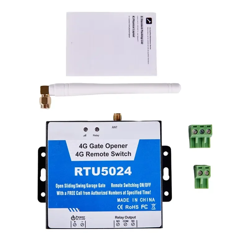 RTU5024 4G LTE SMS Free Call Door Access Wireless Remote Control Gate Garage Door Opener Automatic Gsm Relay Gsm Gate Opener - view 2