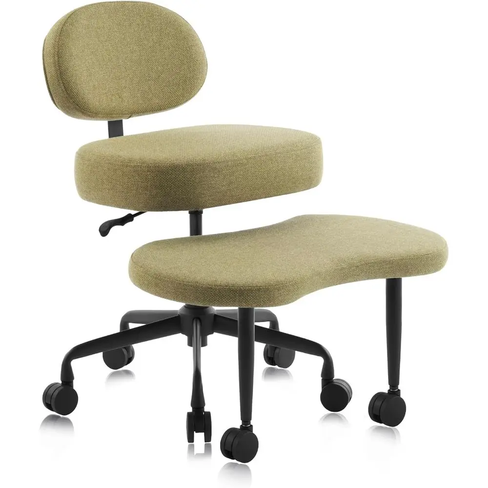 Ergonomic Multi-Legged Meditation Office Chair with Wheels, Adjustable Lumbar Support, Suitable for Yoga, Studying, and ADHD Rel
