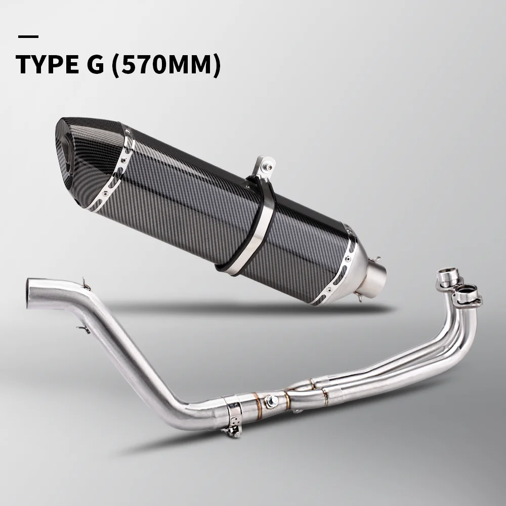 

51 мм выхлопная система мотоцикла Escape Moto, полная выхлопная система для TMAX 500 530 560, глушитель без шнуровки для Tmax 560 TMAX 530 2017-2021