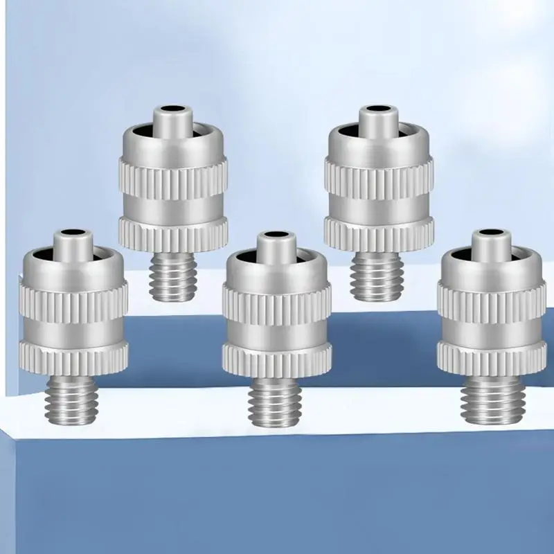 Metal Luer Lock Connector M6-M8 Male Thread Adapter Equipment For Breeders And Vets Syringe Dispensing Adhesive Fitting