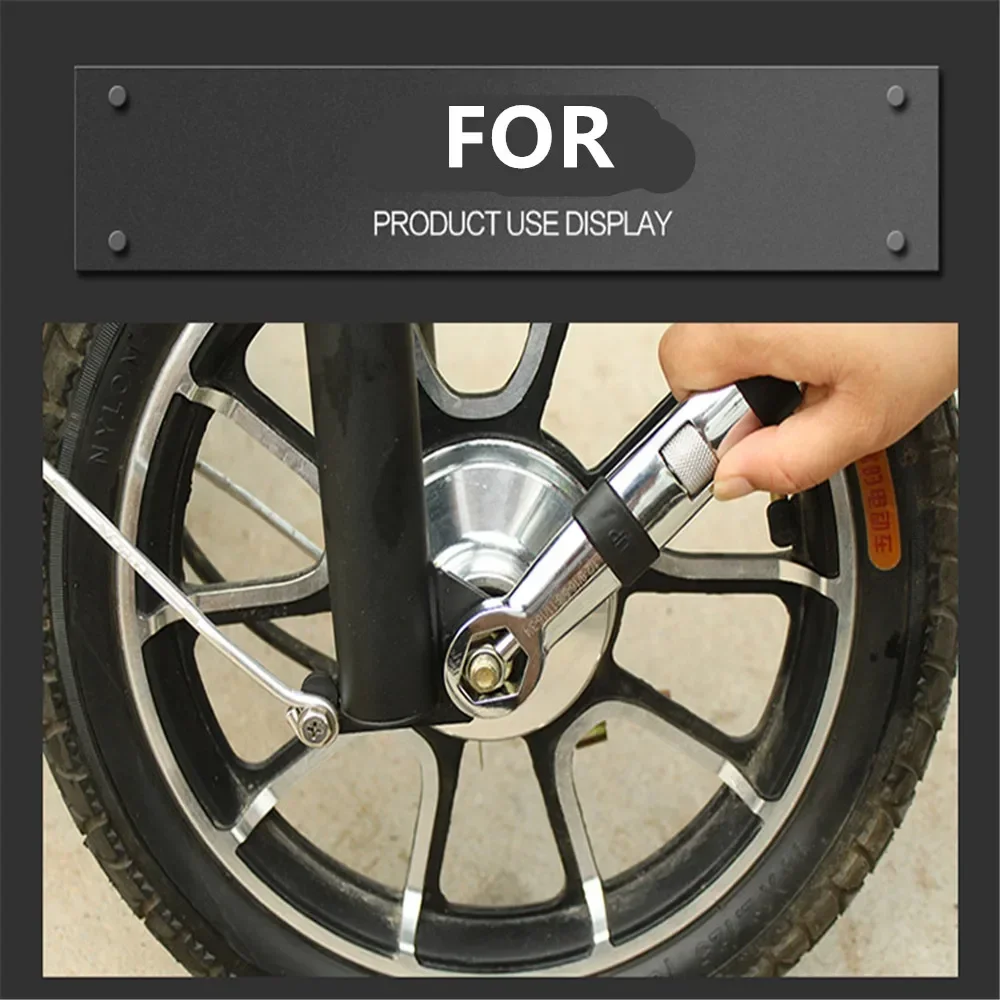 Metric Inch Adjustable Hexagonal Socket Universal Wrench Set Auto Repair Tool 23 In 1 Multi-function Wrench 4-19mm