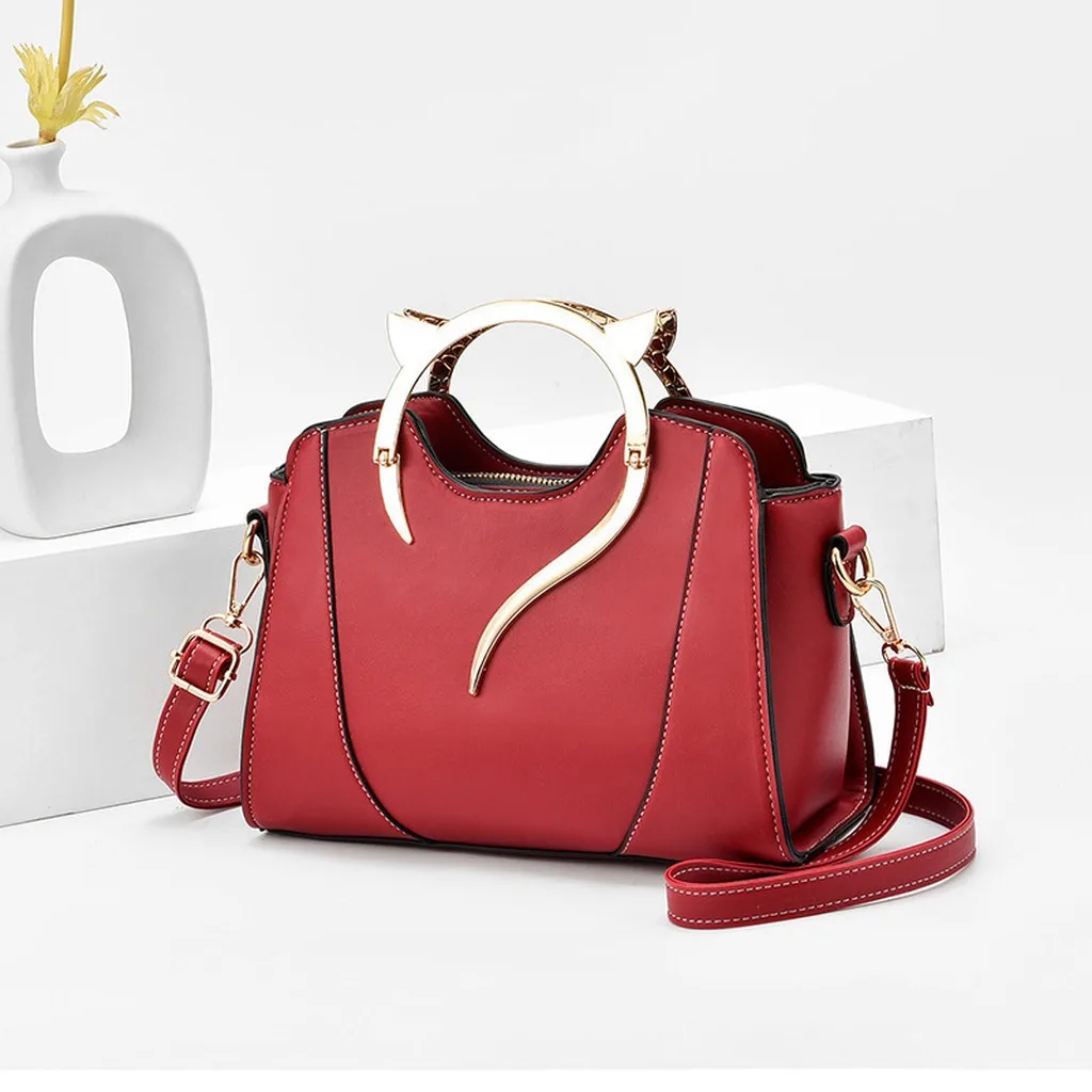 Detachable Strap Bag Adjustable Pu Leather Bag Women'S Handbag Stylish  Handbag For Casual Travel Daily Outings Daily