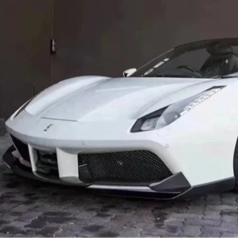 

Used for Ferrari 488 GTB upgraded version high-quality N-style carbon fiber front bumper lower lip front lip body kit
