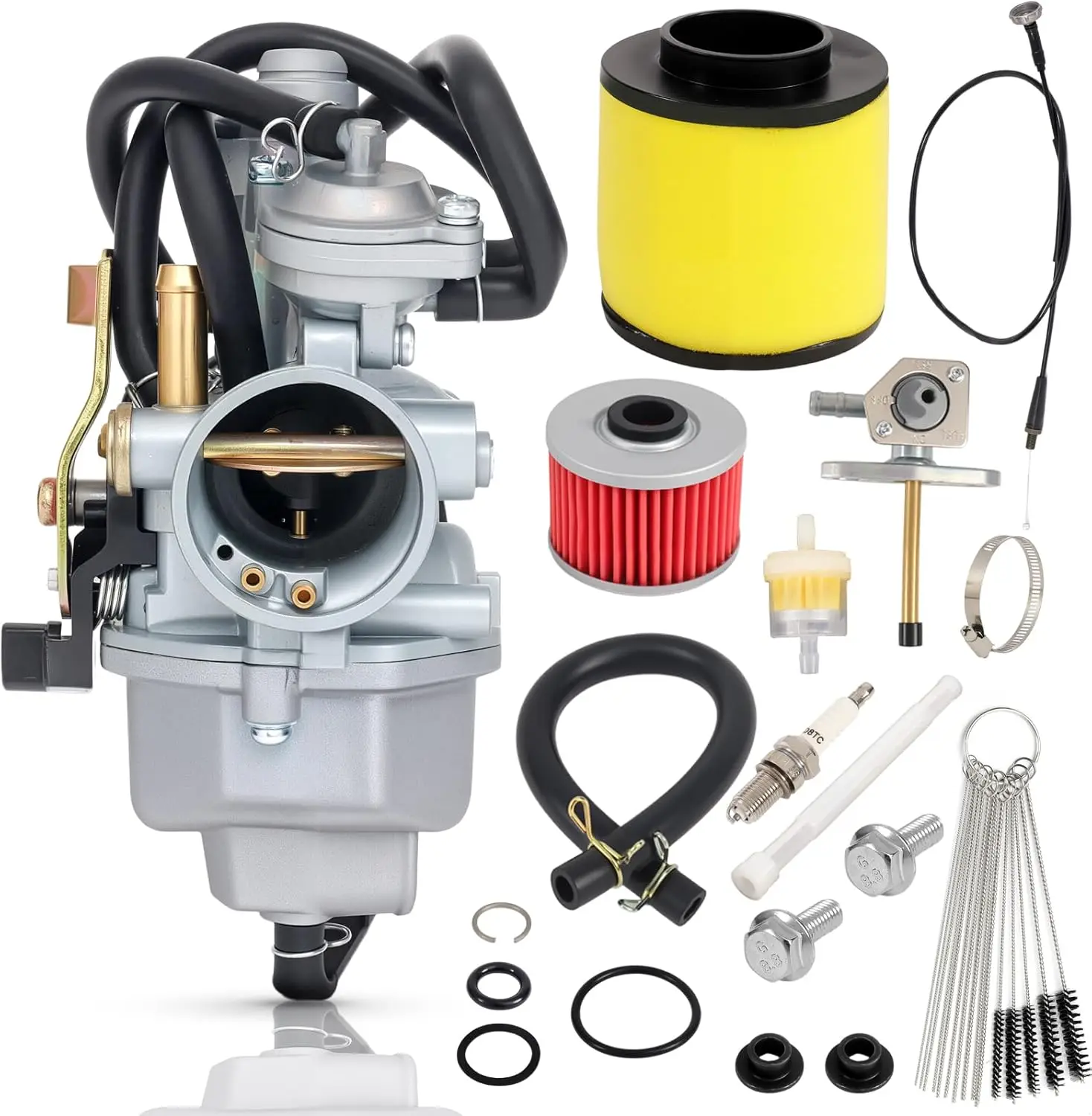 Recon 250 Carburetor Kit for Honda TRX250 (1997-2007, Replaces 16100-HM8-B01)