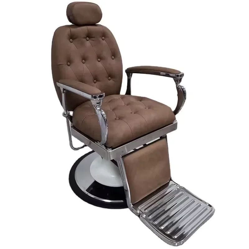 

High Quality Salon Chairs Styling Chair Hair Salon Antique Covers Hairdresser Gold Barber Chair Factory wholesale