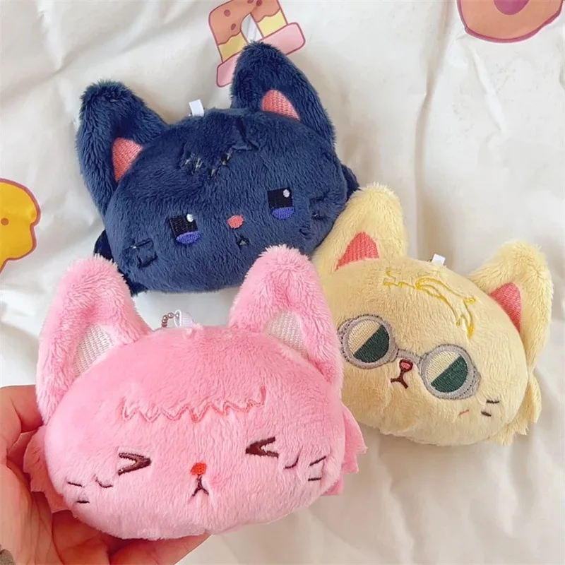 

Geto Suguru Itadori Yuji Cat плюшевая игрушка-кукла со звуком милый аниме скрипучий брелок