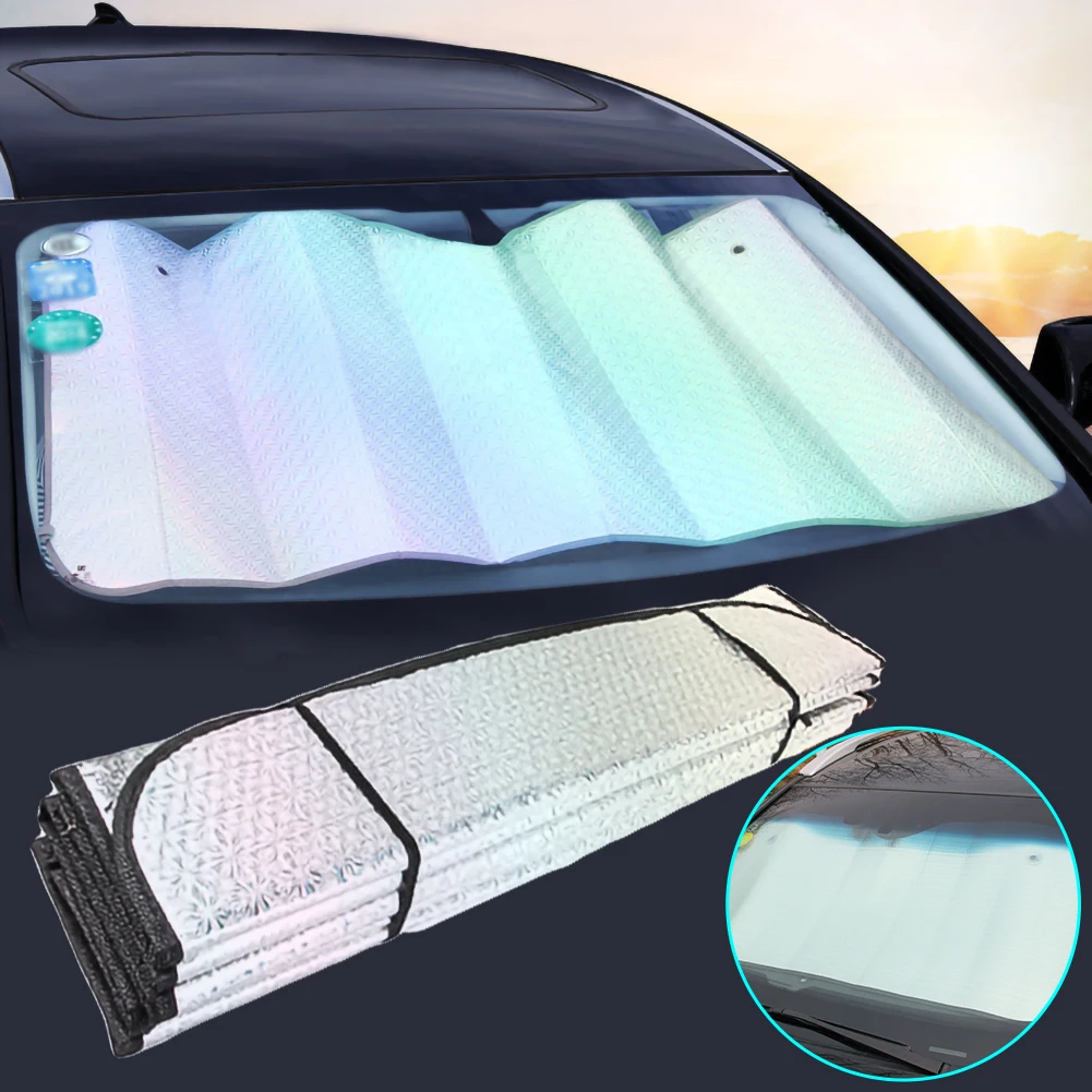 Car шторка на лобовое стекло UV Protection Curtain High Quality Car Sunshade Film Windshield Visor Front parasol