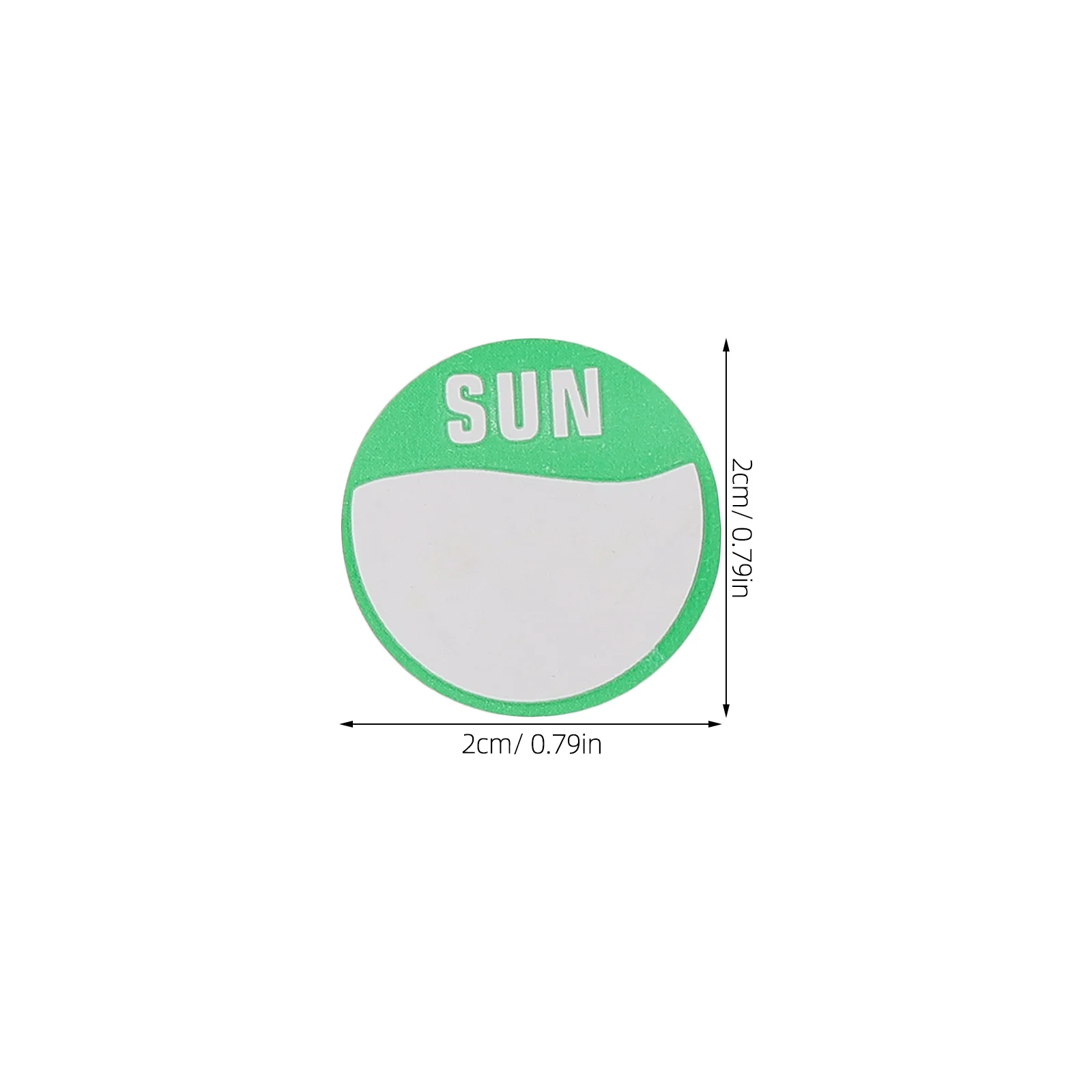 7 لفات 20 مللي متر أسبوع المغلفة ورقة إدارة الوقت ملصقات لتغليف المواد الغذائية تاريخ تسميات أيام الأسبوع ملصقات ملصقات لاصقة ل