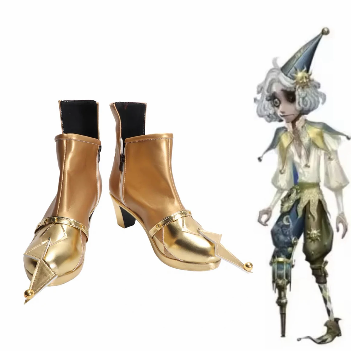 

Game IdentityⅤJoker Weeping Clown Cosplay Shoes Clown Anime The Extinguished Sun Shoes Prop Role-play