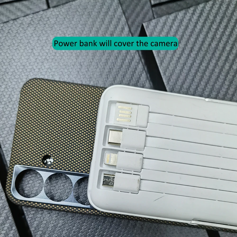 For Magsafe Carbon Fabric Fiber Aramid Case For Samsung Galaxy S25 Plus / S25 Magnetic Magnets Shell