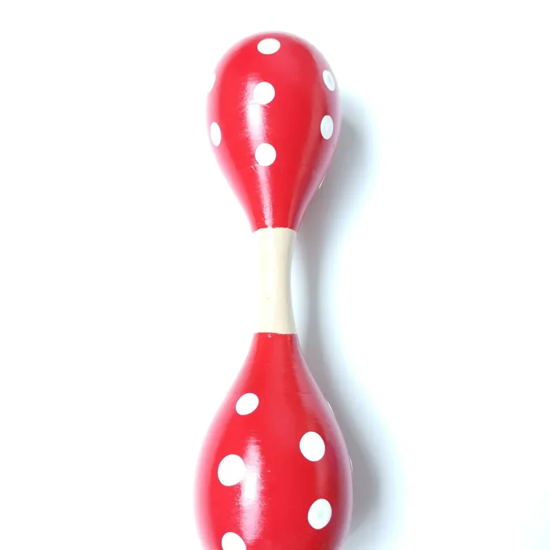 Madeira maraca chocalhos bebê criança instrumento musical chocalho abanador favor criança bebê abanador brinquedo cor aleatória