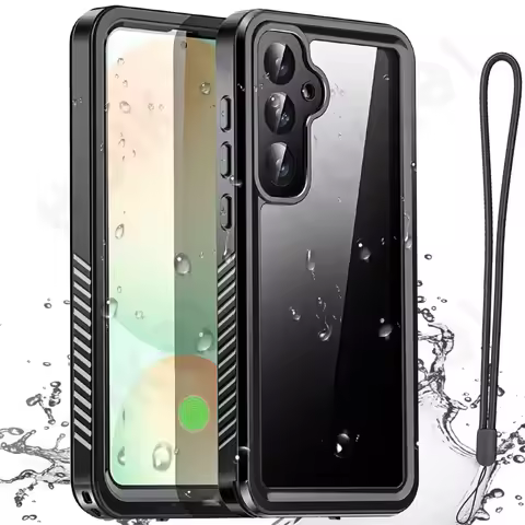 IP68 Shellbox Waterproof Case For Samsung Galaxy S25 S24 S23 S22 Ultra FE A55 A35 A36 5G Aluminum Swimming Phone Luxury Cover