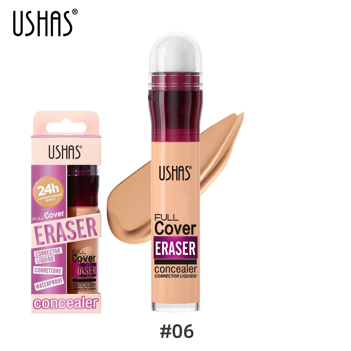 Facial Concealer Sponge Head Matte Liquid Foundation Makeup Oil Control Long Lasting BB Cream Waterproof Brighten Cosmetics_voghion.com