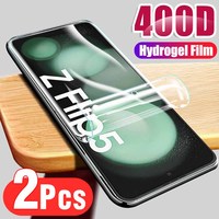 2pcs protective films Sumsung zflip5 z5 z-flip 5 front hydrogel film for samsung galaxy z flip5 5G 6.7'' screen protectors Cover