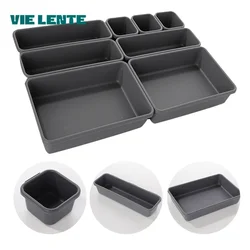 8pcs/set Adjustable Drawer Organizer Box Trays Make Up Cosmetics Sundries Divider Holder Bathroom Closet Jewellery Box VIE LENTE