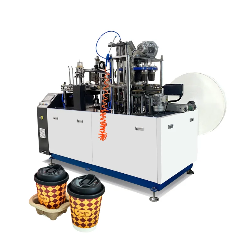 High Quality Eco-Friendly Disposable Coffee Paper Cup Making Machine Includes High-Speed Core Pump PLC Motor Gear Engine