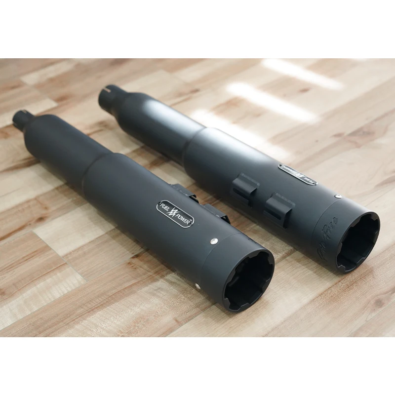 Titanium Alloy Slip-On Performance Exhaust System, Muffler For Heavy Touring Motorcycles