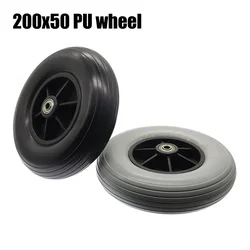 200x50 PU Solid Wheel Tire for Wheelchair Universal Front Wheel 200*50 Wheel Accessories