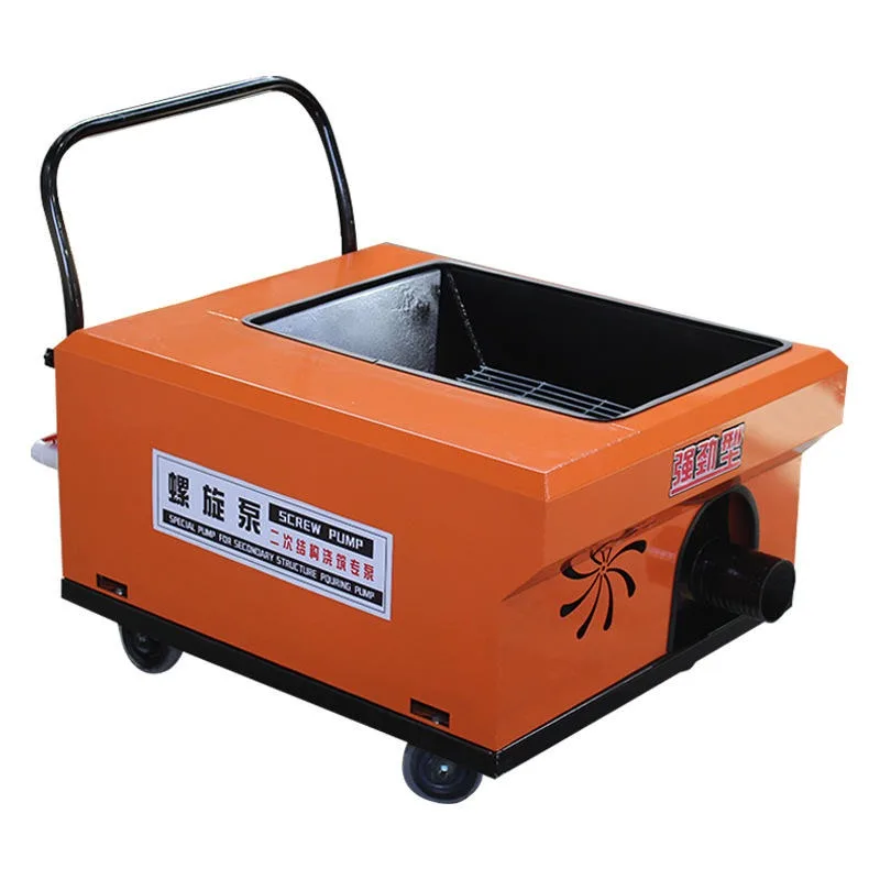 Mortar Concrete Transfer Pump Secondary Structure Screw Pump Small Structural Column Grouting Pump For Construction Site Heavy