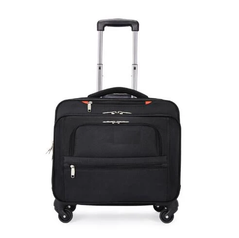 Men Business Trave Luggage Suitcase 18 inch Cabin Size Oxford Laptop Trolley bags with wheels Carry on hand luggage Suitcase bag