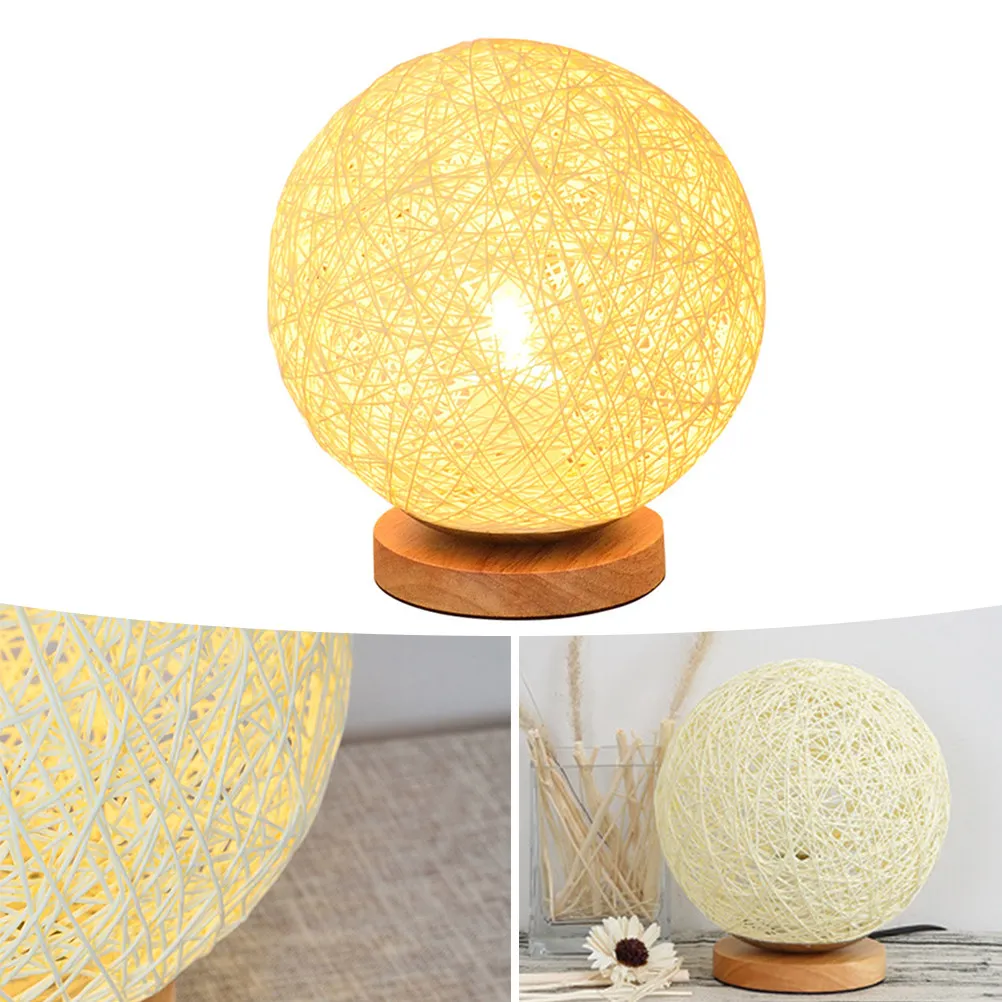 

LED Rattan Adjustable Desk Lamp Hollow Ball Lights USB Decorative Fairy Lights for Wedding Birthday Party Home Bedroom