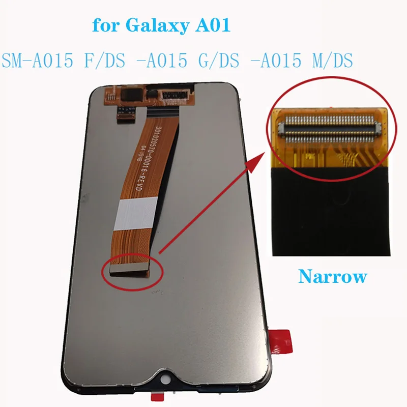 Оригинальный ЖК-дисплей 5,7 дюйма для Galaxy A01 A015, ЖК-дисплей, сенсорный экран, замена дигитайзера A015F A015G A015DS для Galaxy A01