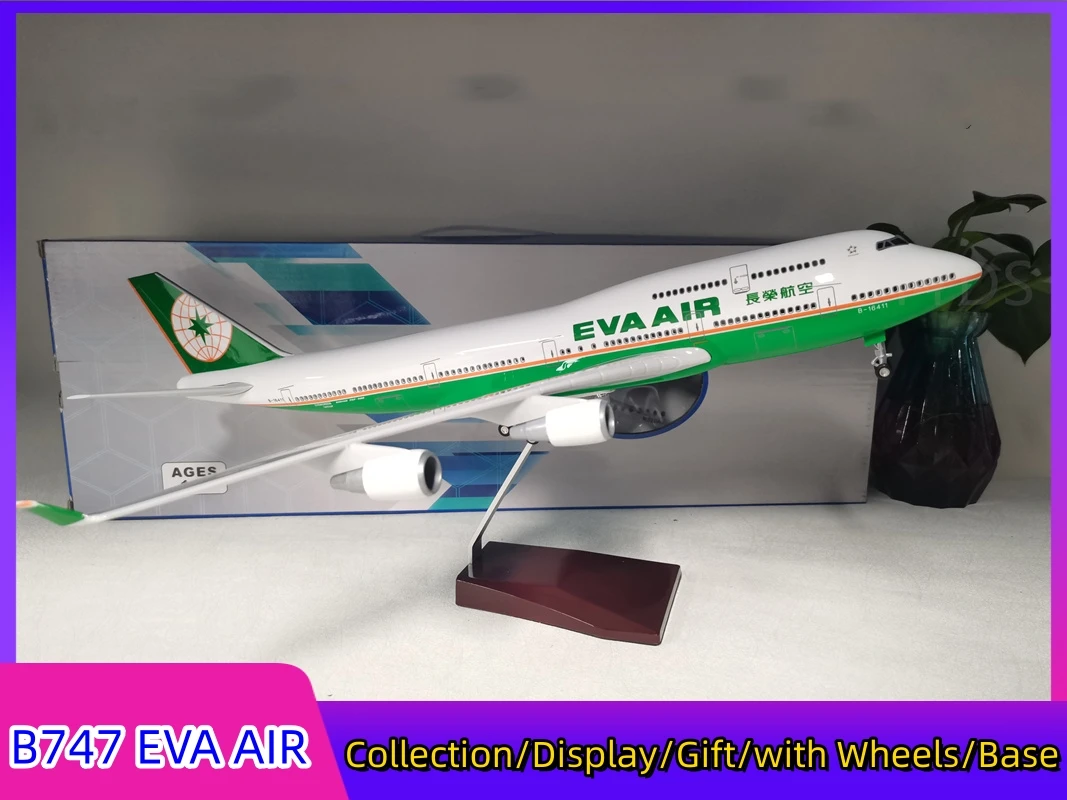 modele-d'avion-de-simulation-en-resine-serie-b747-47cm-echelle-1-160-avec-led-et-roue-souvenir-cadeau-de-collection-d'avion