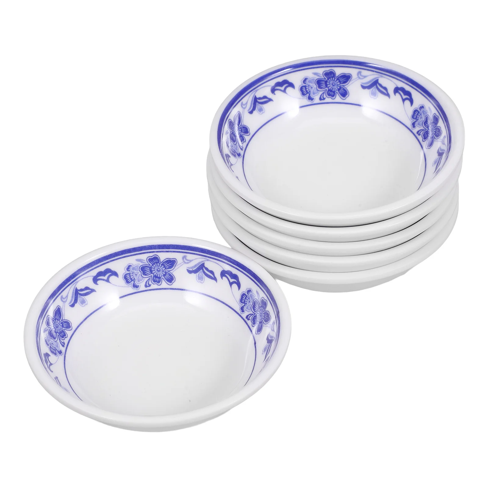 

6 Pcs Sauce Container Melamine Plates Dipping Dish Containers Condiment Ceramics