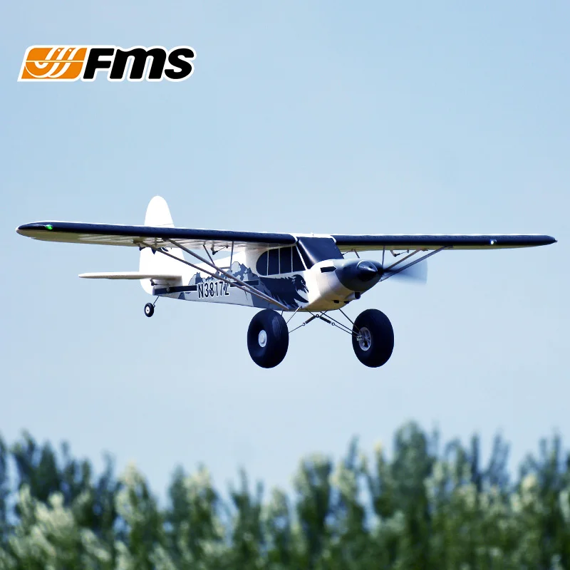 

FMS Model 1300mm PA-18 Fixed Wing Remote Control Airplane Toy for Training Foam Material Simulation Aircraft for Beginners