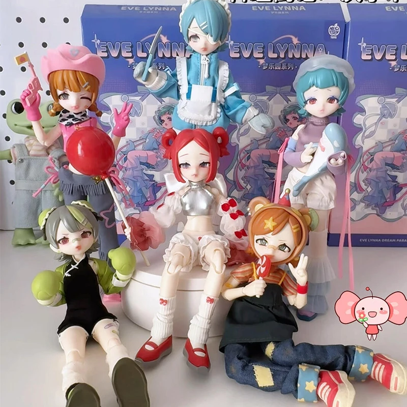 Eve Lynna Dream Park Series Blind Box Cute Lynna Bjd Surprise Bag Movable Doll Action Figure Mystery Box Kawaii Model Toys Gifts