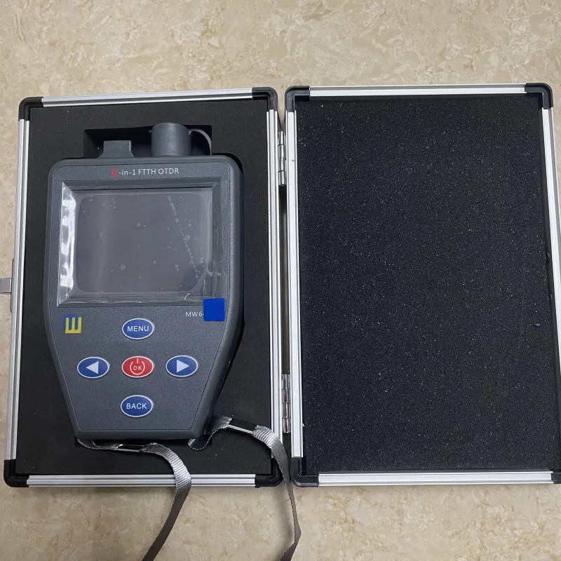 

2024 New 5in1 Mini OTDR With Optical Power Meter VFL Stable Light Source Multifunction Fiber Finding Fault Measure Active Fibe