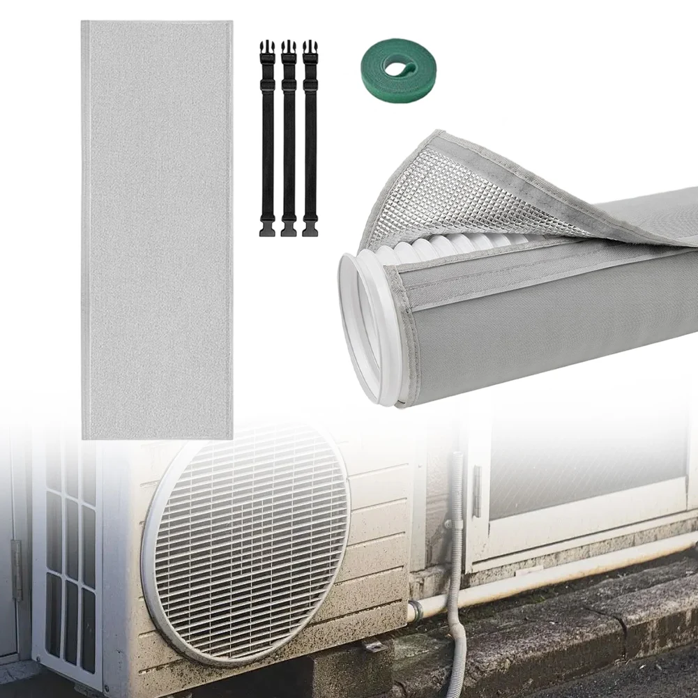 Air Conditioner Hose Cover Wrap AC Hose Duct Vent Cover Sleeve Insulated Cover Insulating Air Conditioning Hose Sleeve Cover